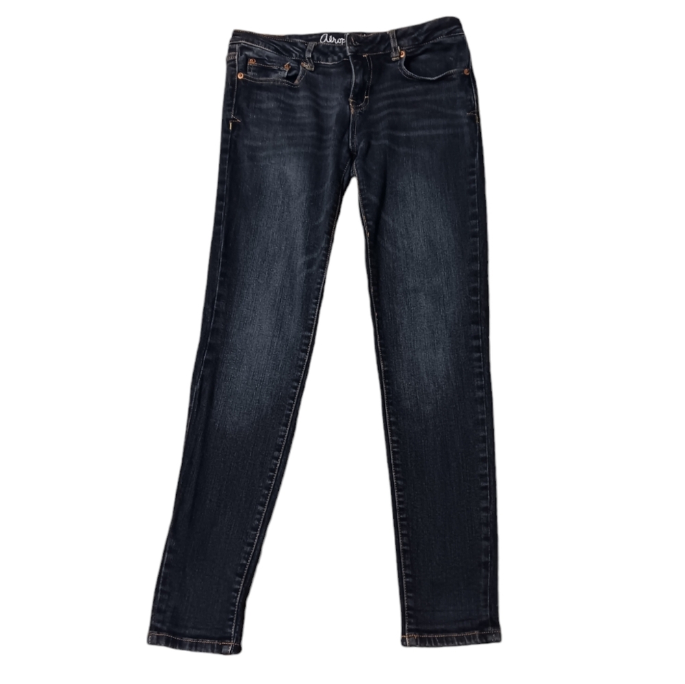 AEROPOSTALE WOMEN'S SIZE 6 REGULAR LOLA JEGGING BLUE JEANS.